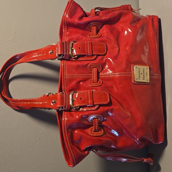 Dooney & Bourke Pink Patent Leather Satchel - Picture 2 of 15